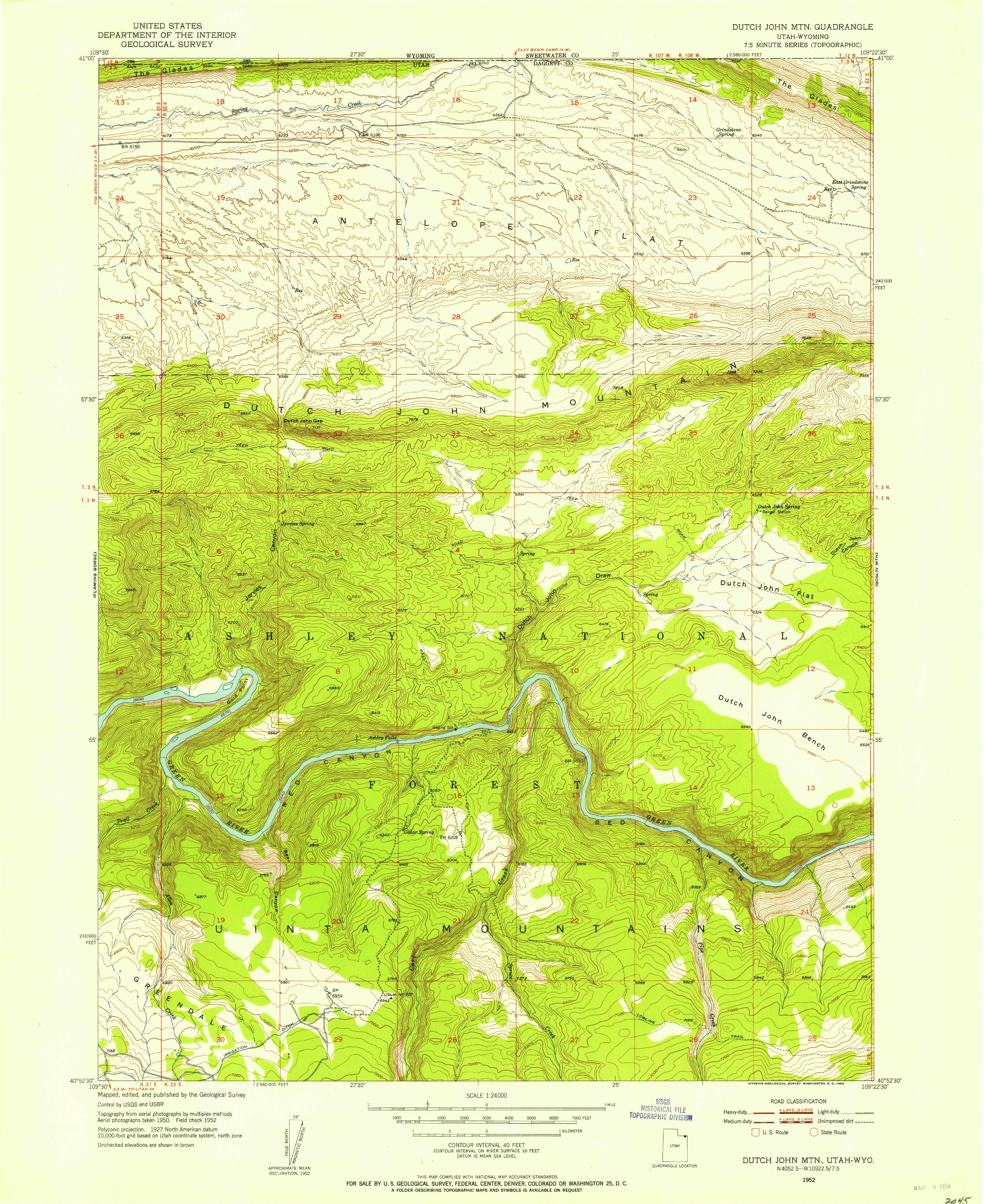 1:24,000 Utah Topographic Maps