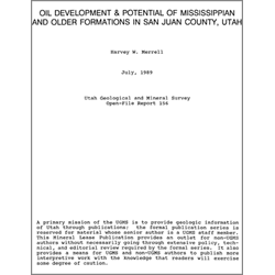 Open File Report 156, Open File Report-156, Open-File Report 156, Open-File Report-156, OFR 156, OFR156, merrell, harvey, harvey w., h.w., h. w., hw