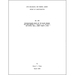 Report of Investigation 194, Report of Investigation-194, RI 194, RI194, tripp, bryce, bryce t., b.t., b. t., bt