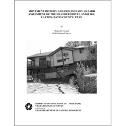 Report of Investigation 251, Report of Investigation-251, RI 251, RI251, giraud, giruad, richard, richard e., rich, rich e., r.e., r. e., re