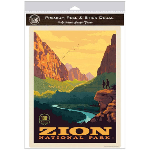 Zion National Park Utah 100th Anniversary Wall Decal