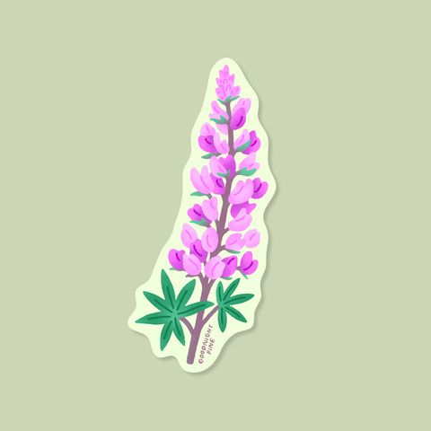 Lupine Sticker