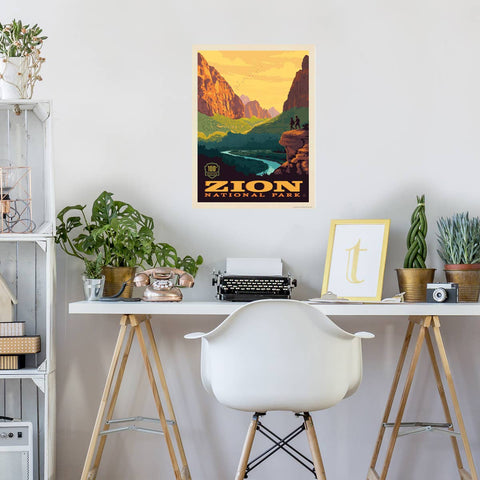 Zion National Park Utah 100th Anniversary Wall Decal