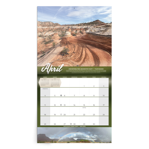 2027 Calendar of Utah Geology