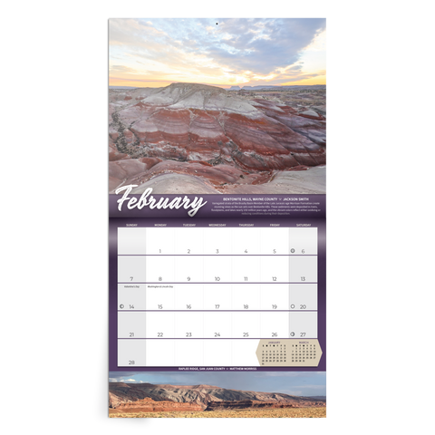 2027 Calendar of Utah Geology