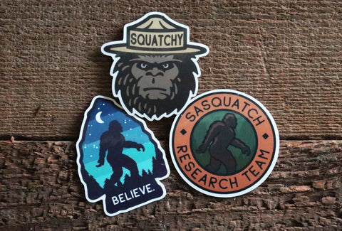 Sasquatch Research Team Bigfoot - Vinyl Sticker