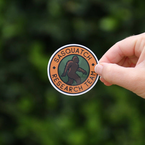 Sasquatch Research Team Bigfoot - Vinyl Sticker