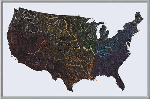 United States Hydrological Map