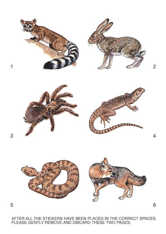 Learning About Desert Animals: With 12 Stickers (Dover Little Activity Books: Animals)