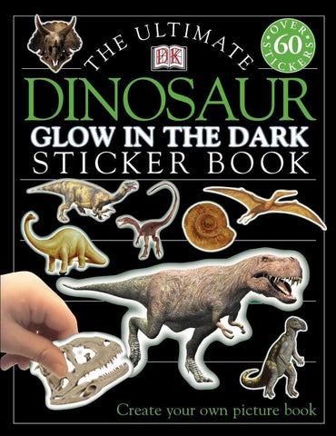 Ultimate Sticker Book: Dinosaur -- Glow in the Dark