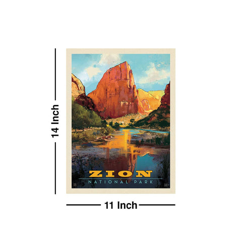 Zion National Park Utah Decal