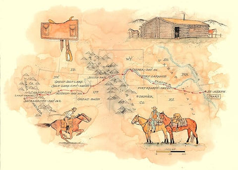 The Last Ride of the Pony Express: My 2,000-mile Horseback Journey into the Old West