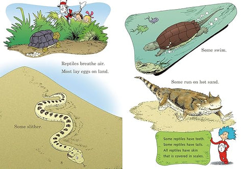 Miles and Miles of Reptiles: All About Reptiles (The Cat in the Hat's Learning Library)