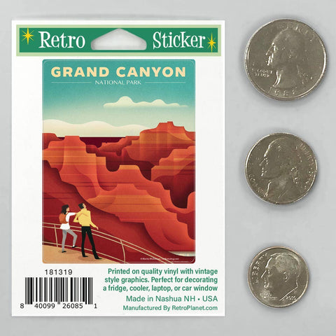 Grand Canyon National Park Arizona Mini Sticker 20 ct