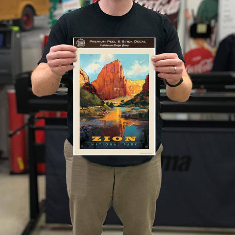 Zion National Park Utah Decal