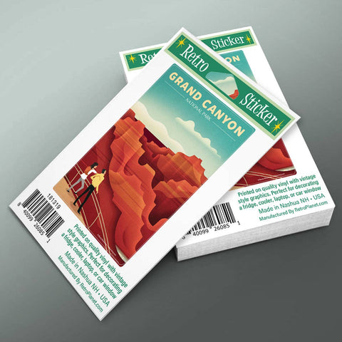 Grand Canyon National Park Arizona Mini Sticker 20 ct