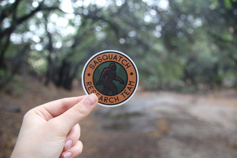 Sasquatch Research Team Bigfoot - Vinyl Sticker