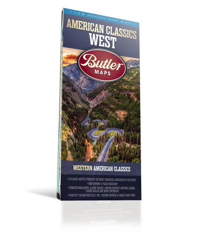 Butler Maps American Classics- Western United States Map (MP-157)