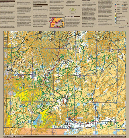 Kanab Field Office South OHV Trails Map