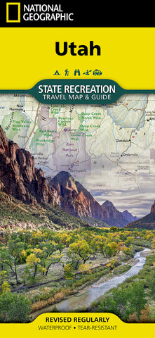 Utah: National Geographic State Recreation Travel Map and Guide