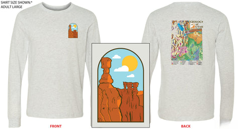 Geology of Utah T-Shirt - Unisex - Long Sleeve