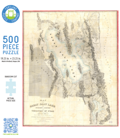 Historic Great Salt Lake & Adjacent County Jigsaw Puzzle