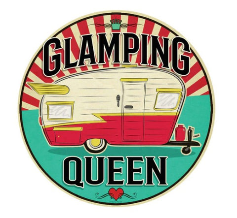 Glamping Queen Sticker