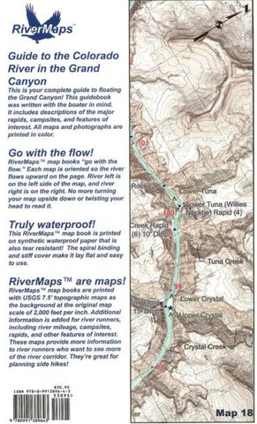 Guide to the Colorado River in the Grand Canyon - Lees Ferry to South Cove