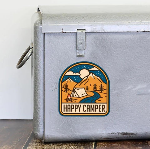 Happy Camper Sticker
