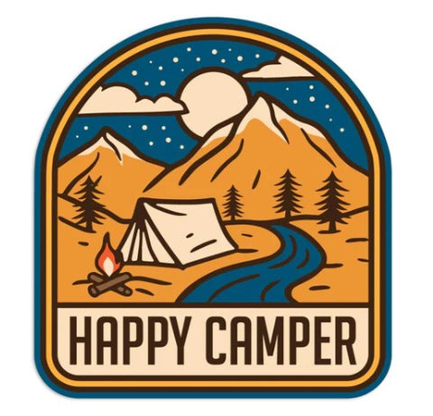 Happy Camper Sticker