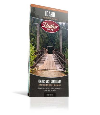 Butler Maps Adventure Series- Best Dirt Roads in Idaho