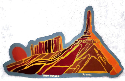 Lizzie Wenger Landscape Sticker