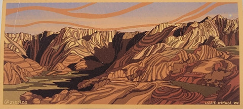 Lizzie Wenger Landscape Sticker