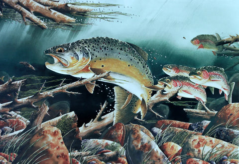 Paul Twitchell- Muddler Magic Lithograph