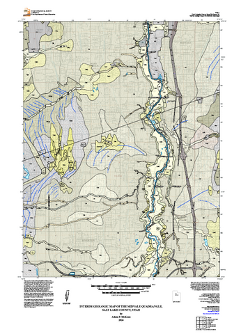 Interim Geologic Map of the Midvale Quadrangle, Salt Lake County, Utah (OFR-761)