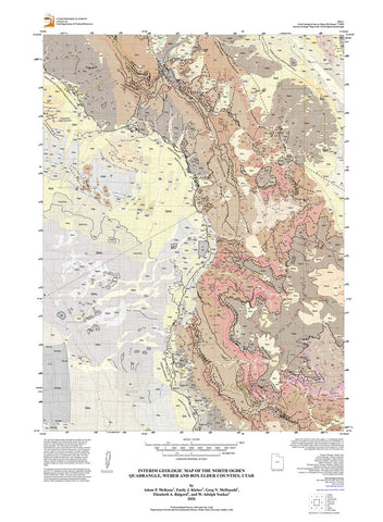 Interim Geologic Map of the North Ogden Quadrangle, Weber and Box Elder Counties, Utah (OFR-774DM)