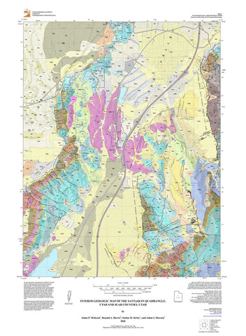 Interim Geologic Map of the Santaquin Quadrangle, Utah and Juab Counties (OFR-782DM)