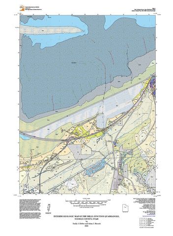 Interim Geologic Map of the Mills Junction quadrangle, Tooele County, Utah (OFR-784DM)