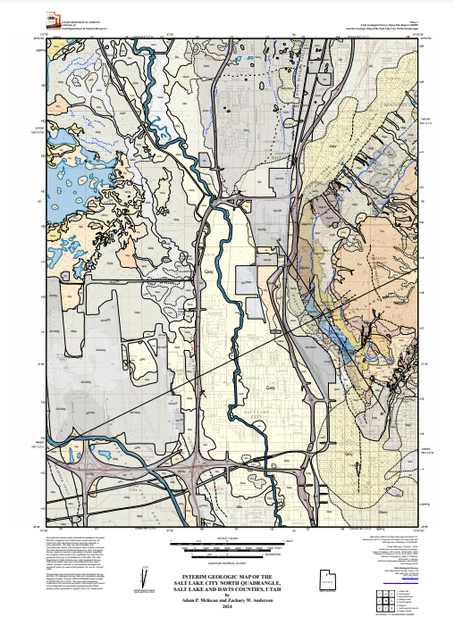 Interim Geologic Map of the Salt Lake City North Quadrangle, Salt Lake ...