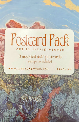 Lizzie Wenger Artwork Postcards