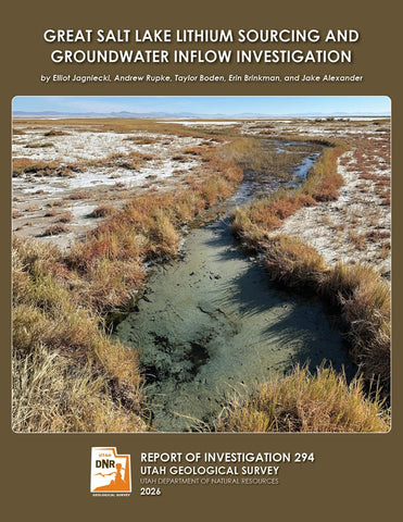 Great Salt Lake Lithium Sourcing and Groundwater Inflow Investigation (RI-294)