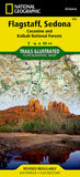 Flagstaff, Sedona Map [Coconino and Kaibab National Forests] TI-856