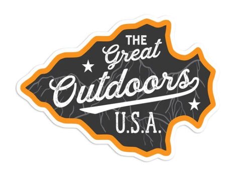 The Great Outdoors USA Sticker