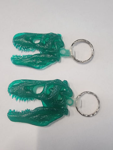 Keychain: Dinosaur & Trilobite