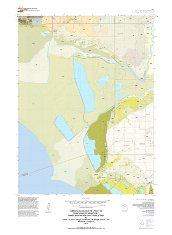 Interim Geologic Map of the Ogden Bay 7.5′ Quadrangle, Weber and Davis Counties, Utah (OFR-766)