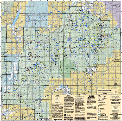 US Forest Service Visitor Use Travel Map - Escalante Ranger District