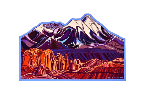 Lizzie Wenger Landscape Sticker
