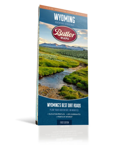 Butler Maps Adventure Series- Best Dirt Roads in Wyoming