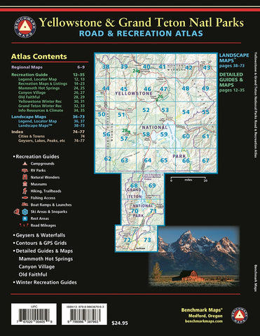 Benchmark: Greater Yellowstone & Grand Teton Recreation Atlas & Guide