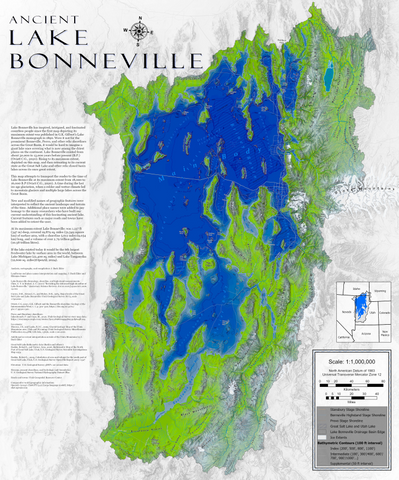 Ancient Lake Bonneville Jigsaw Puzzle